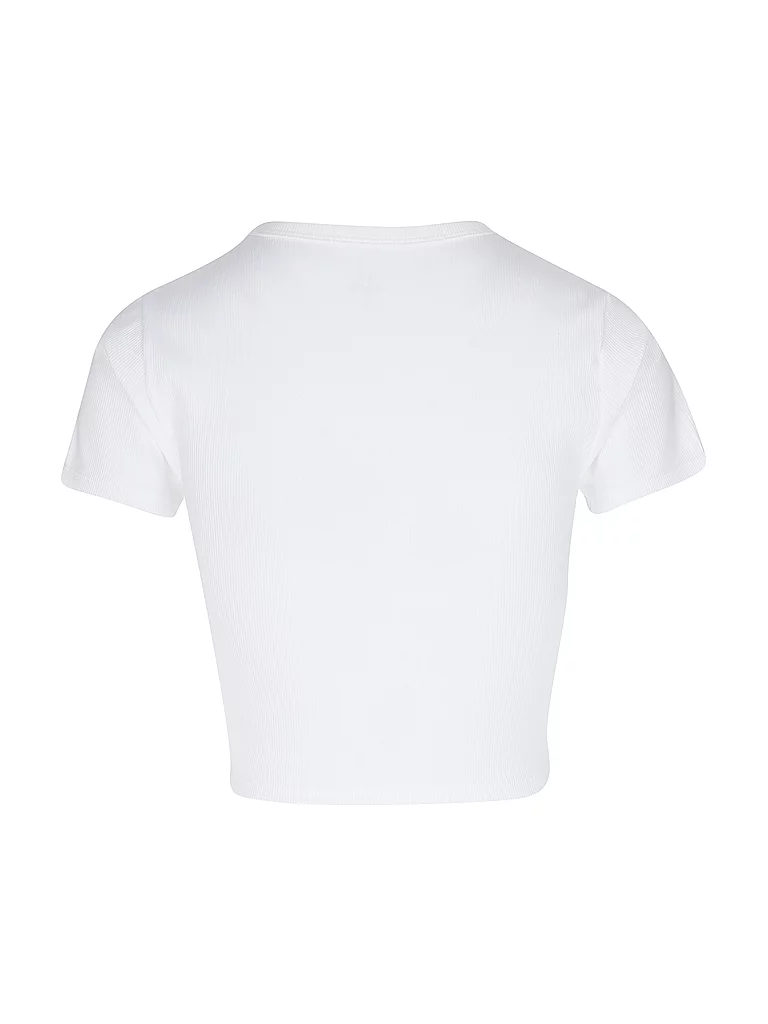 UNDER ARMOUR Damen T-Shirt UA Rival Rib Baby weiss | M — Bild 3
